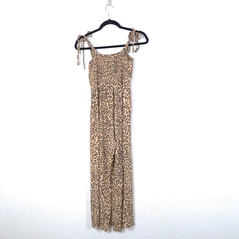 FAITHFULL THE BRAND Elsa Leopard Animal Print Jumpsuit - Picture 11 of 14